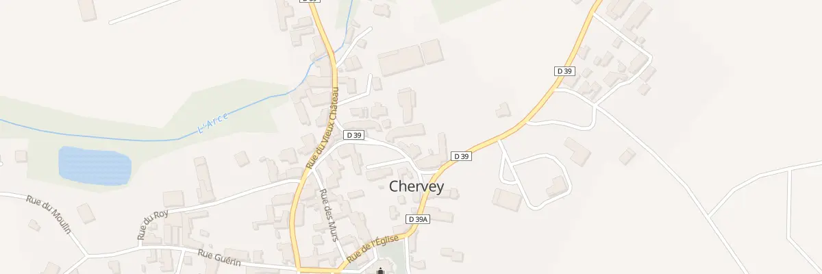 Plan du 5 Rue du Centre à Chervey