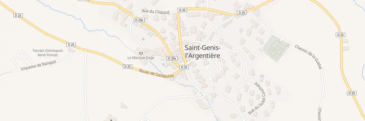 Plan du 3 Pl du Centre à Saint-Genis-l’Argentière