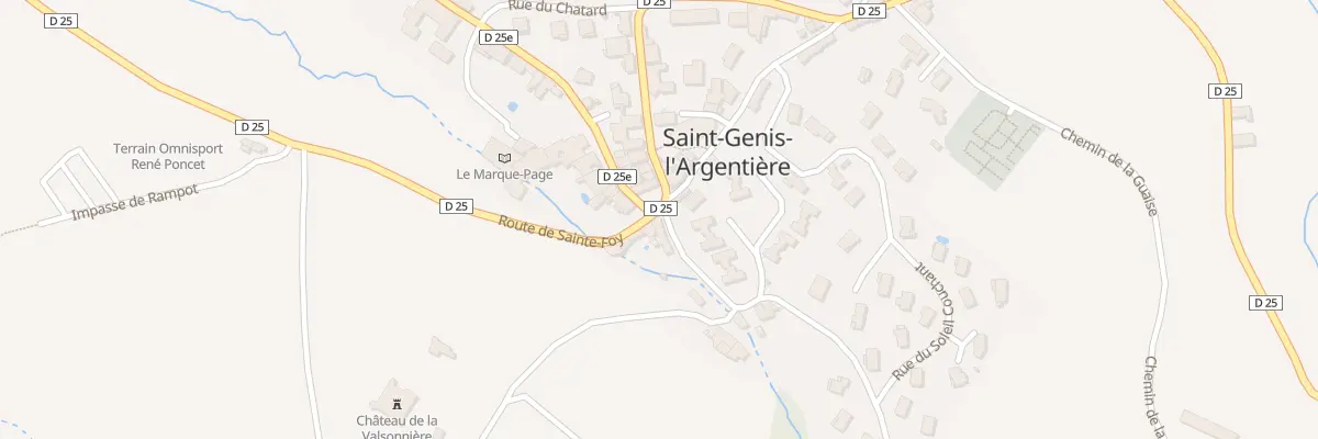 Plan du 10 Rue des Lavandières à Saint-Genis-l’Argentière