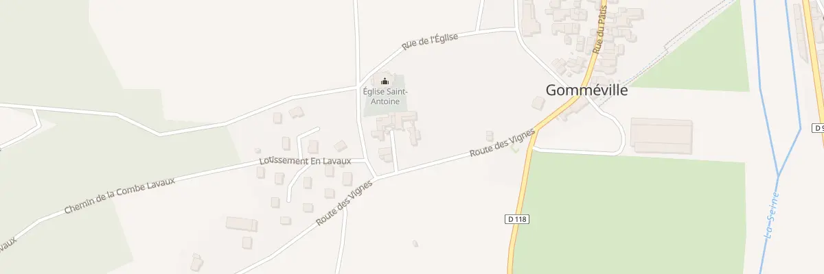 Plan du 4 Rte des Vignes à Gomméville