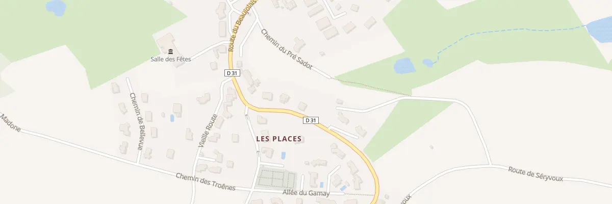 Plan du 1680 Rte du Beaujolais à Vindry-sur-Turdine