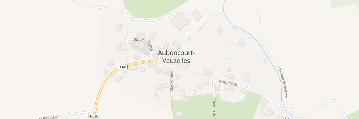 Plan du 7 Grand’rue à Auboncourt-Vauzelles
