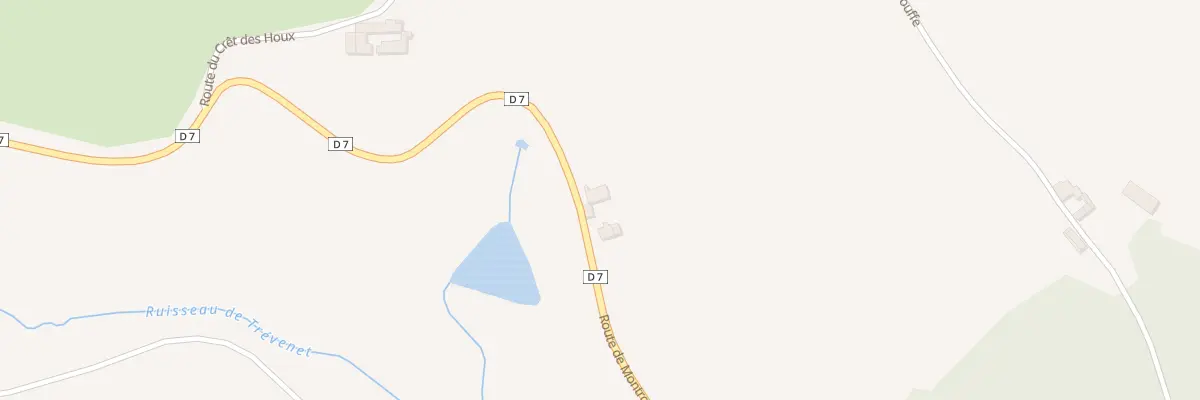 Plan du 1950 Rte de Montrottier à Ancy