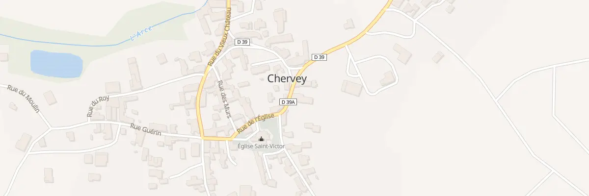 Plan du 6 Rue de l’Eglise à Chervey