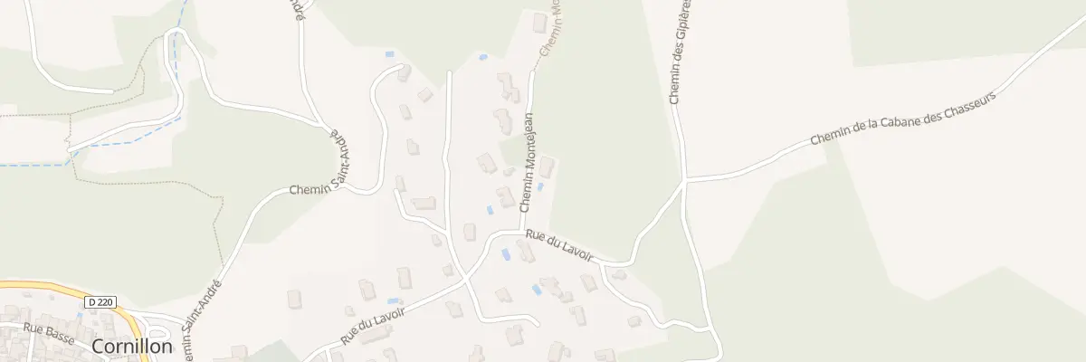 Plan du 5409 Montejean à Cornillon