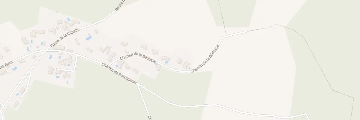 Plan du 219 Che de la Bédosse à Saint-Victor-des-Oules