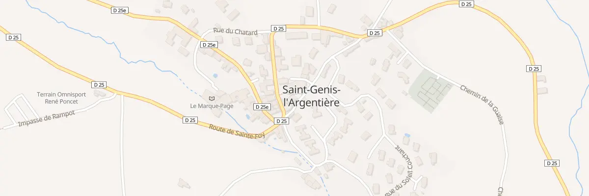 Plan du 2 Pl de l’Eglise à Saint-Genis-l’Argentière