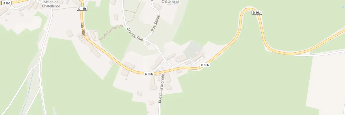 Plan du 21 Grande Rue à Châtellenot