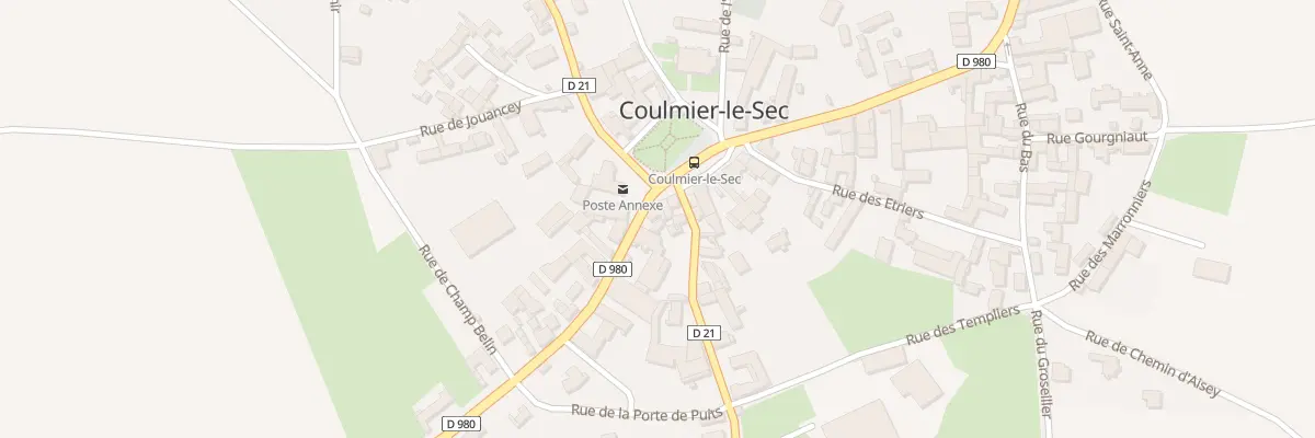 Plan du 10 Pl de l’Eglise à Coulmier-le-Sec