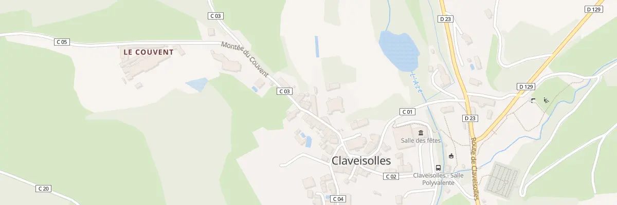 Plan du 5097 Le Bourg à Claveisolles