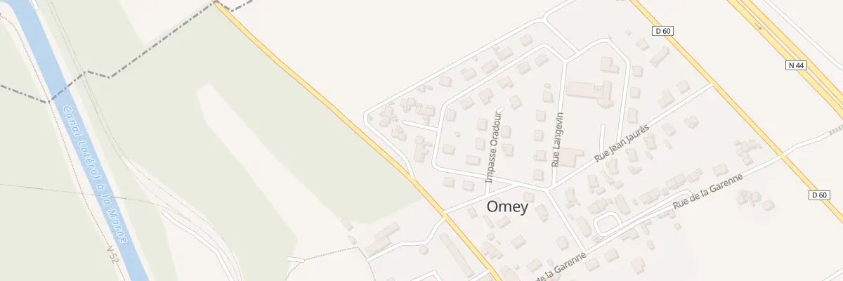 Plan du 10 Imp Fabien à Omey