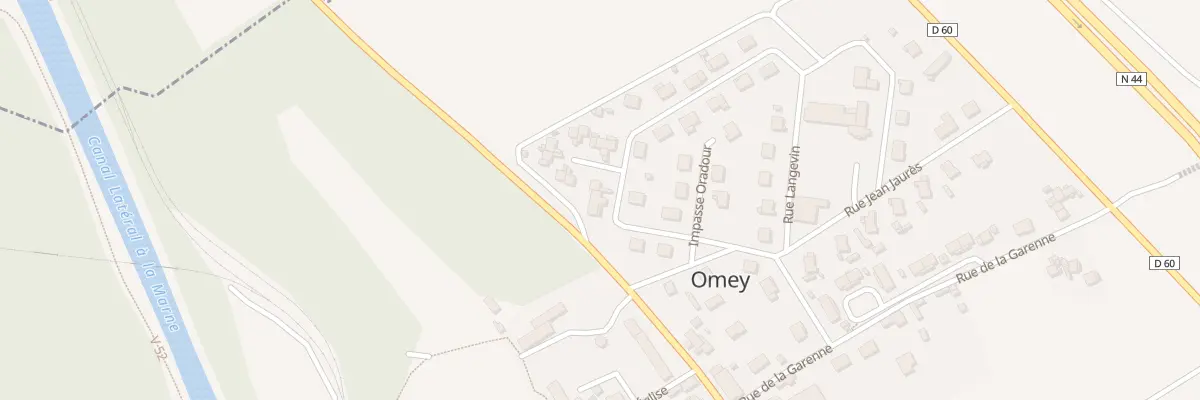 Plan du 8 Imp Fabien à Omey