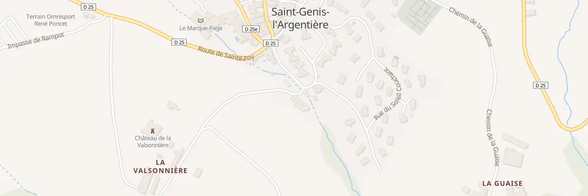 Plan du 115 Rue des Lavandières à Saint-Genis-l’Argentière