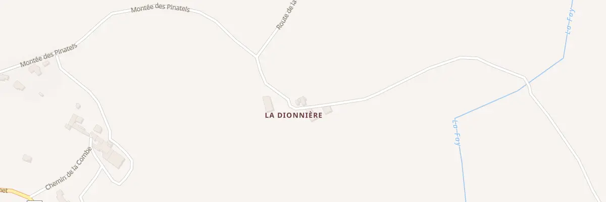 Plan du 5056 La Dionniere à Marcenod