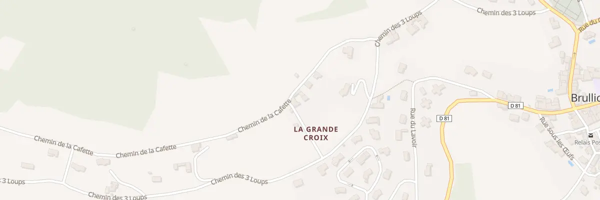 Plan du 5200 La Grande Croix à Brullioles