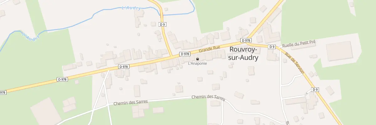 Plan du 165 Rue Grande Rue à Rouvroy-sur-Audry