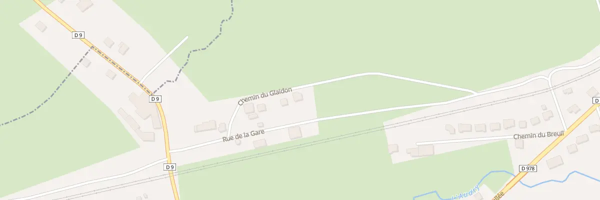 Plan du 144 Che du Glaidon à Rouvroy-sur-Audry