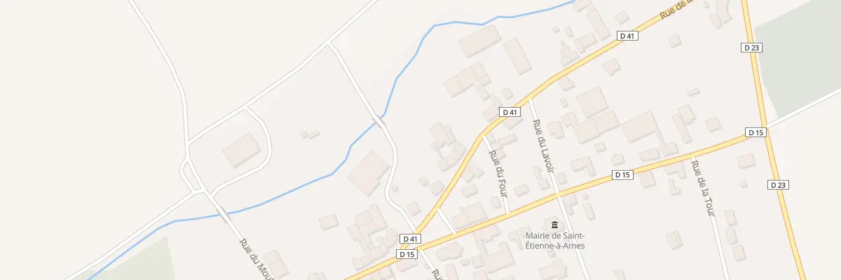 Plan du 7 Rue de la Forge à Saint-Étienne-à-Arnes