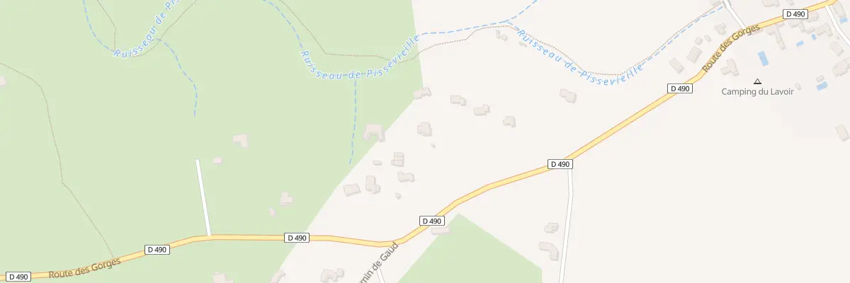 Plan du 662 Rte des Gorges à Saint-Remèze