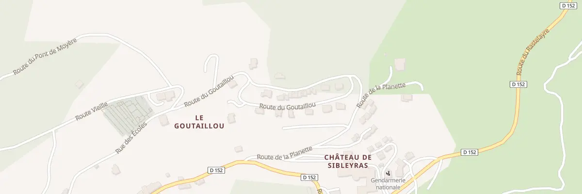 Plan du 3 Le Goutaillou à Saint-Pierreville
