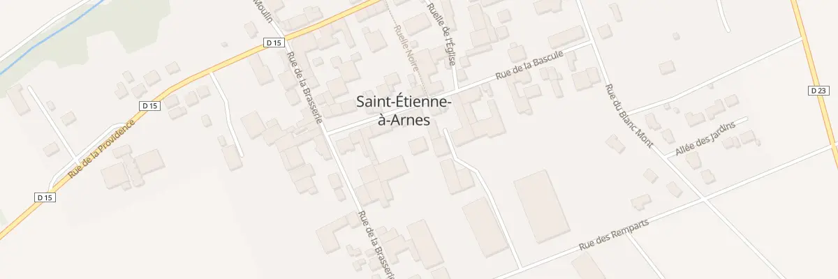 Plan du 25 Rue de la Bascule à Saint-Étienne-à-Arnes