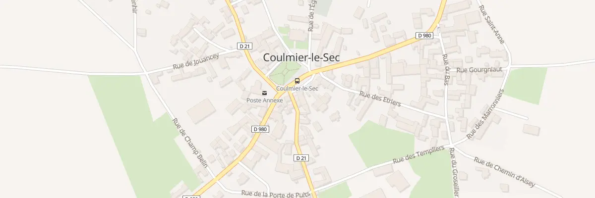 Plan du 9006 Pl de l’Eglise à Coulmier-le-Sec