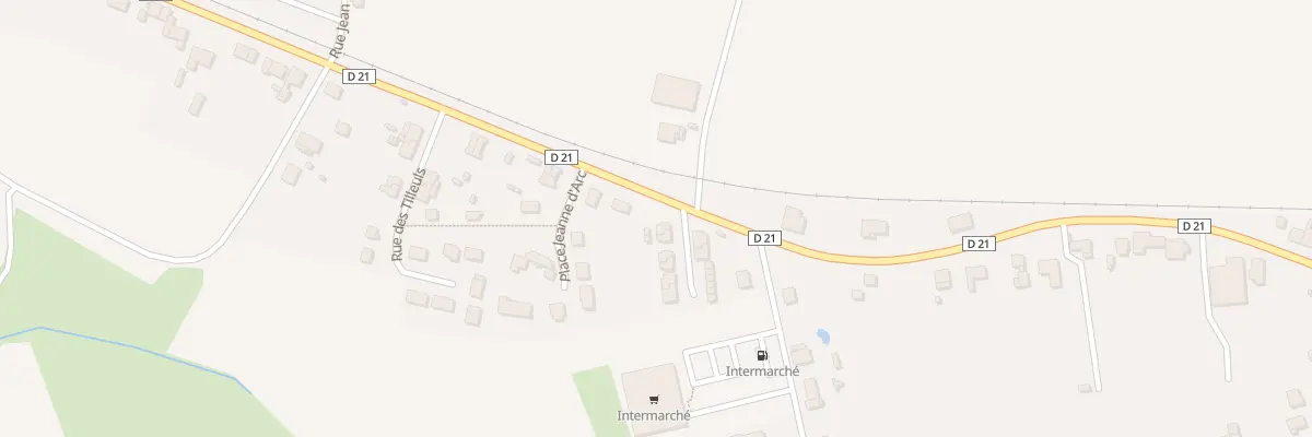 Plan du 2 Rue des Chenes à Amagne