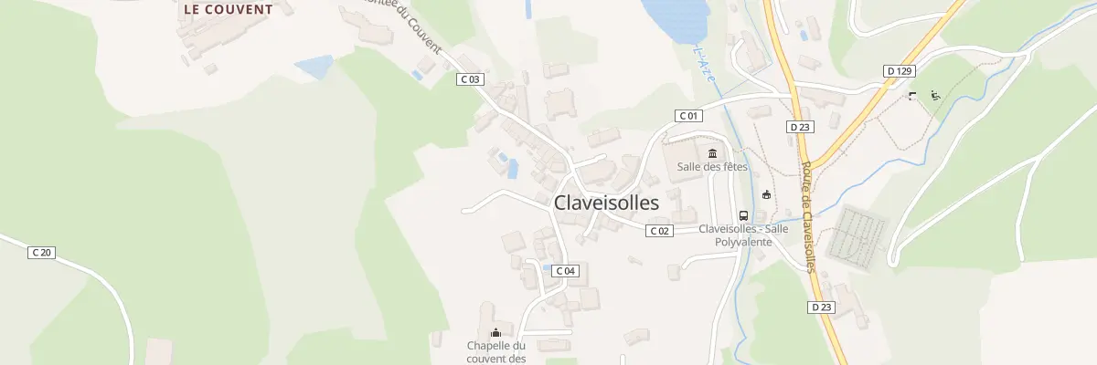 Plan du 5082 Le Bourg à Claveisolles