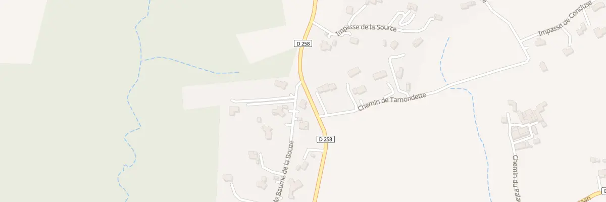 Plan du 75 Che de Baume de Bouze à Mirabel