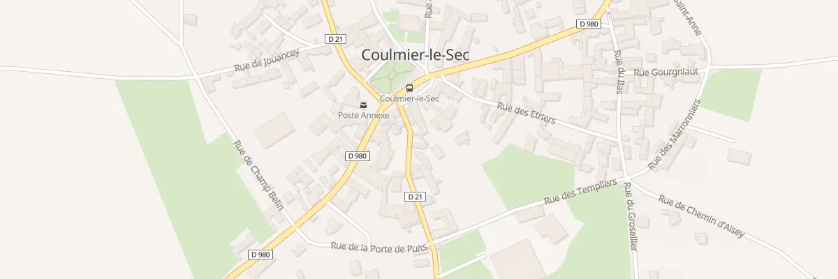 Plan du 3 Rue de Villaines à Coulmier-le-Sec