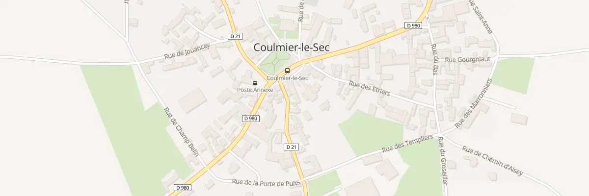 Plan du 1 Rue de Villaines à Coulmier-le-Sec