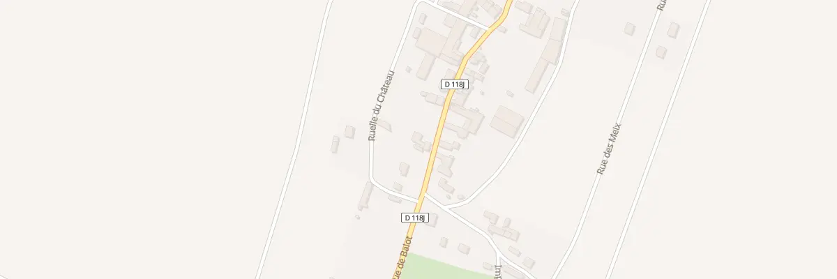 Plan du 52 Rue de Balot à Cérilly