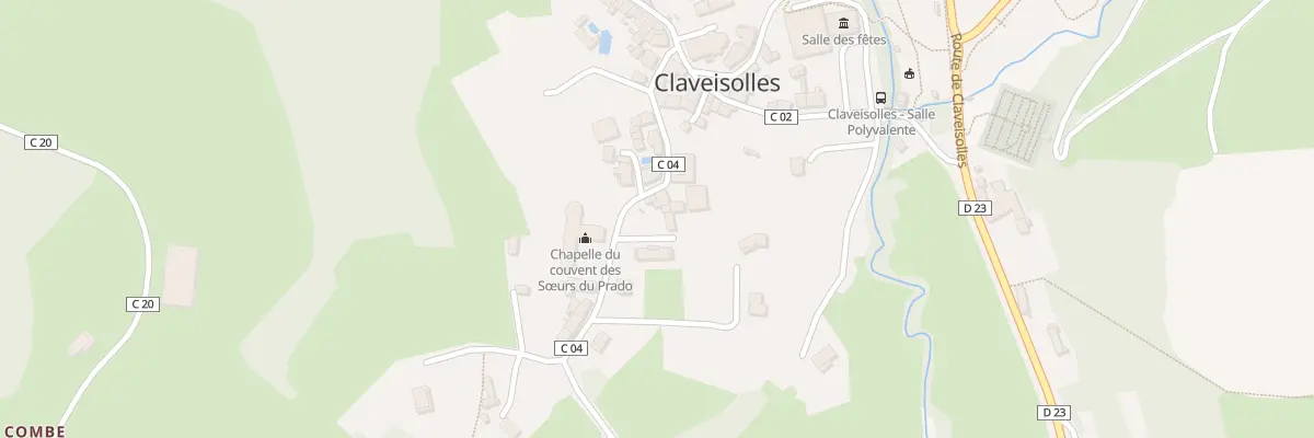 Plan du 131 Rue de la Manecanterie à Claveisolles