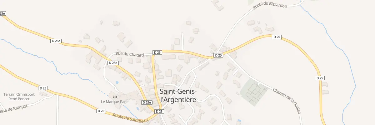 Plan du 100 Rue de l’Ancienne Ecole à Saint-Genis-l’Argentière