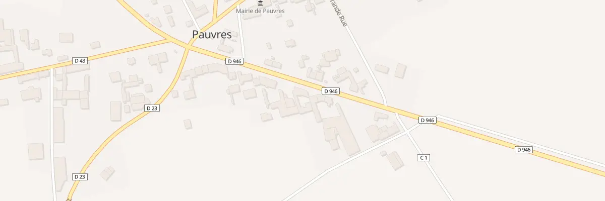 Plan du 12 Rte de Vouziers à Pauvres