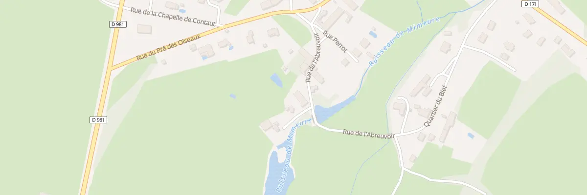 Plan du 4 Rue de l’Abreuvoir (mimeure) à Mimeure