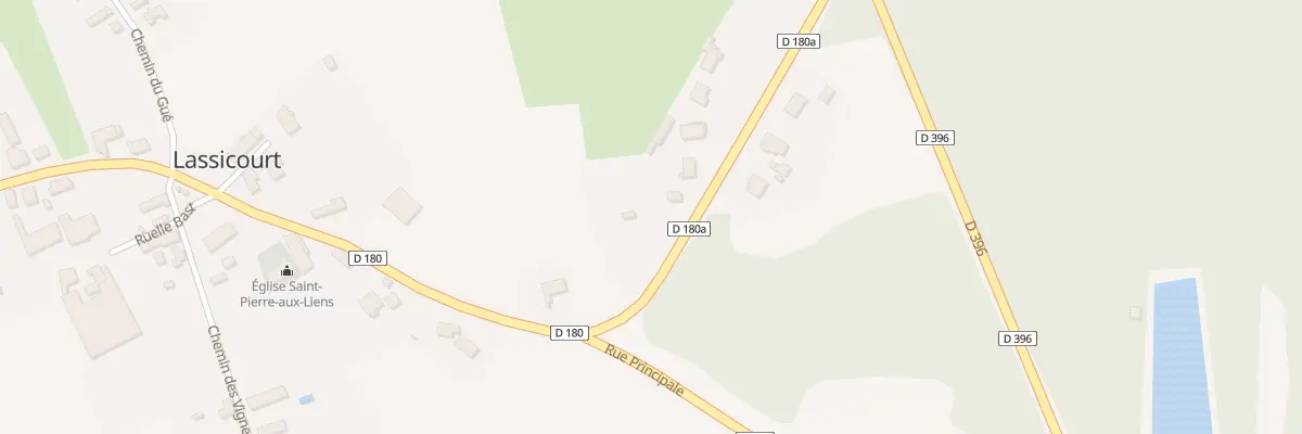 Plan du 1 Rte de Vitry à Lassicourt