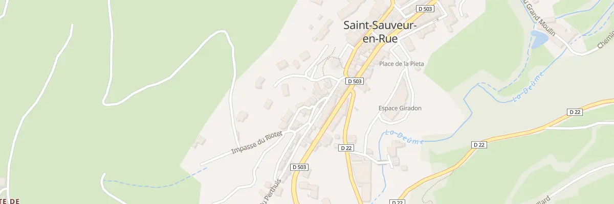 Plan du 10 Rue du Quartier Supérieur à Saint-Sauveur-en-Rue