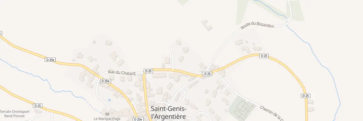 Plan du 20 Che des Gardes à Saint-Genis-l’Argentière