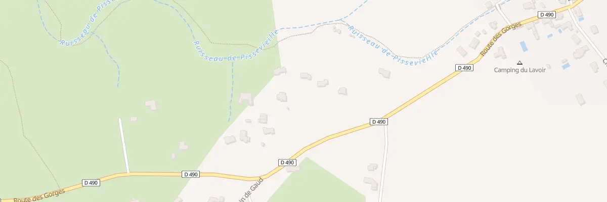 Plan du 622B Rte des Gorges à Saint-Remèze