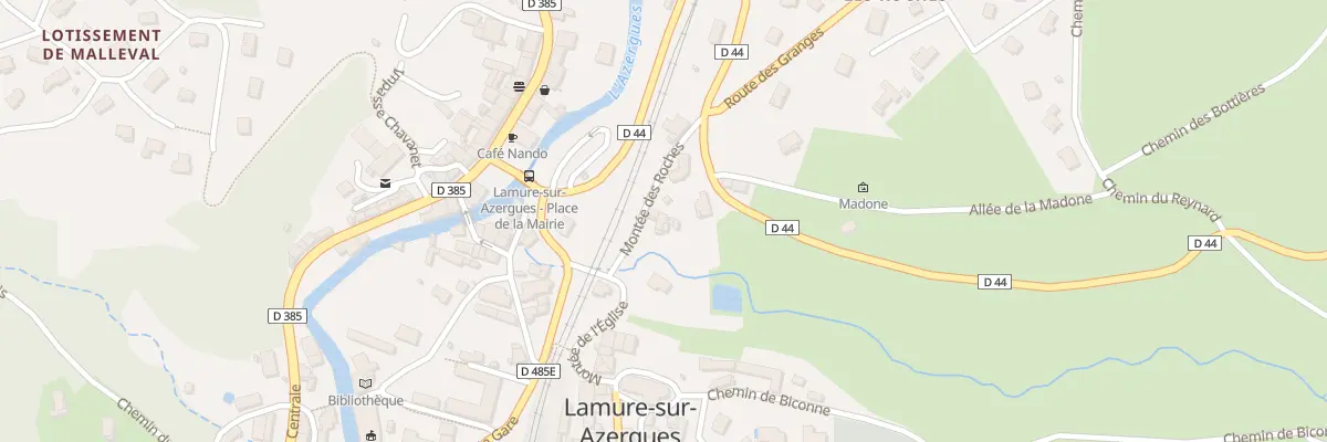 Plan du 48 Mte des Roches à Lamure-sur-Azergues