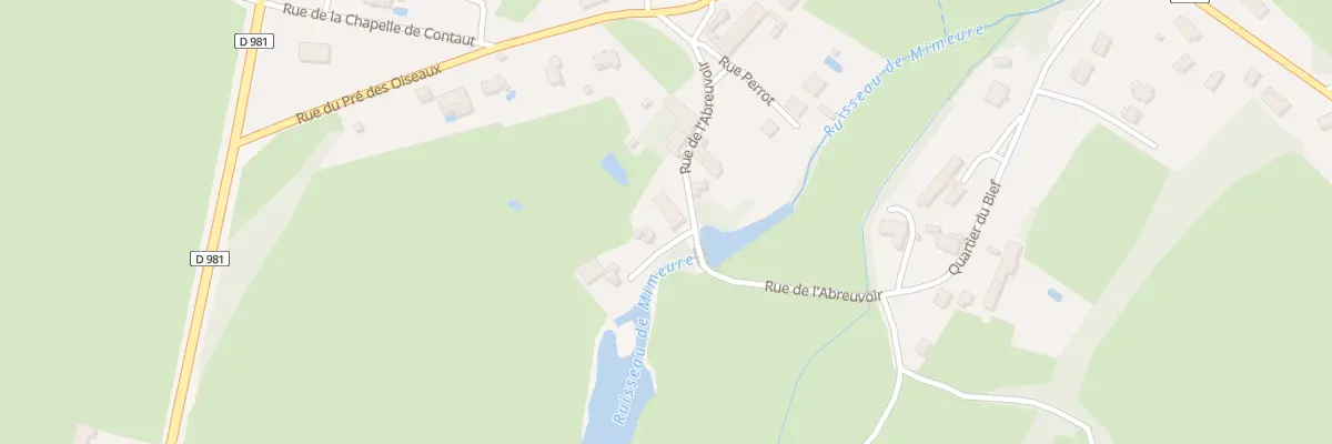 Plan du 5054 Village de Mimeure à Mimeure