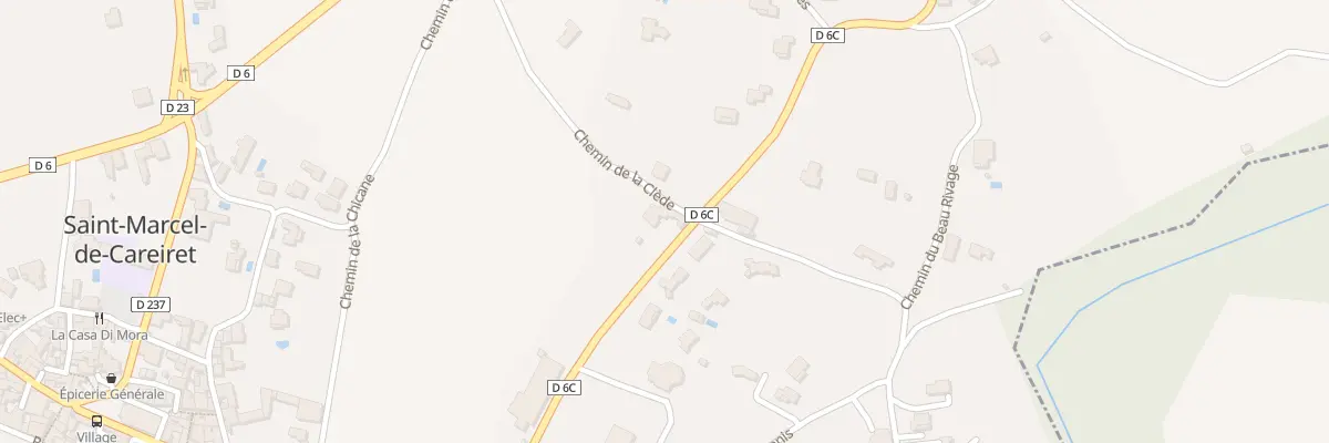 Plan du 5001 Rte de Bagnols à Saint-Marcel-de-Careiret