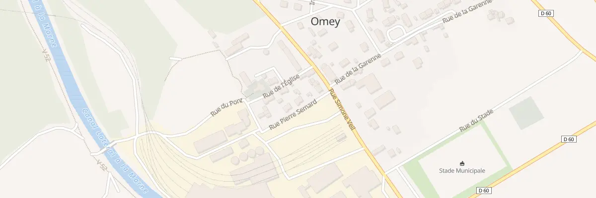 Plan du 1 Rue Pierre Semard à Omey