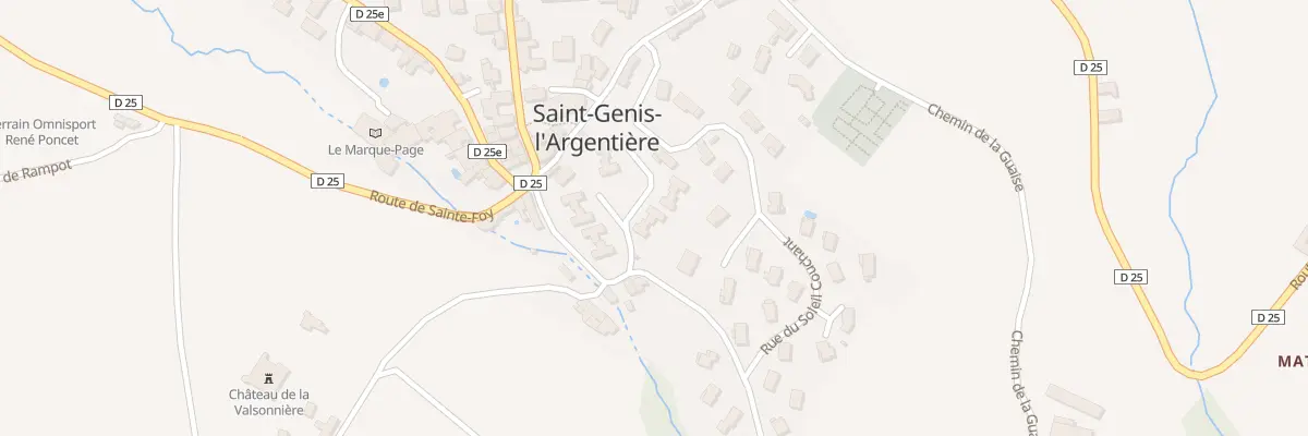 Plan du 30 All Mon Village à Saint-Genis-l’Argentière