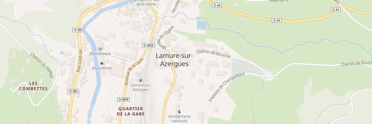 Plan du 50 Pl de l’Église à Lamure-sur-Azergues