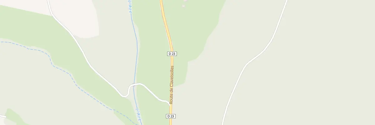 Plan du 5468 Rte de Claveisolles à Claveisolles