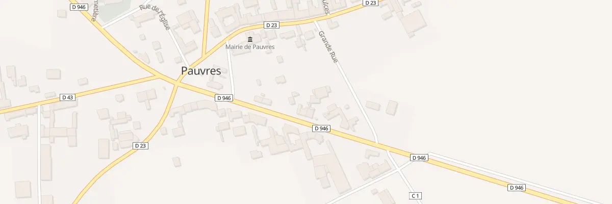 Plan du 15 Rte de Vouziers à Pauvres