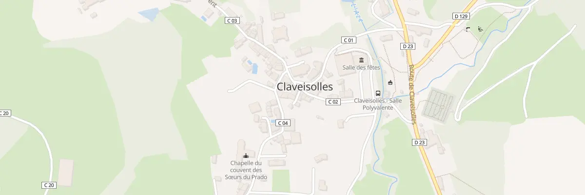 Plan du 28 Imp de la Rouette à Claveisolles