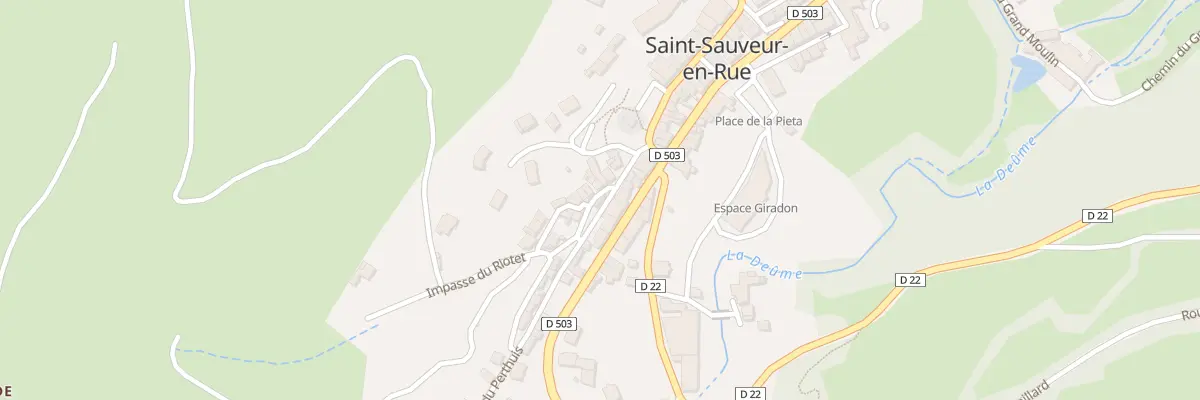 Plan du 12B Rue du Perthuis à Saint-Sauveur-en-Rue